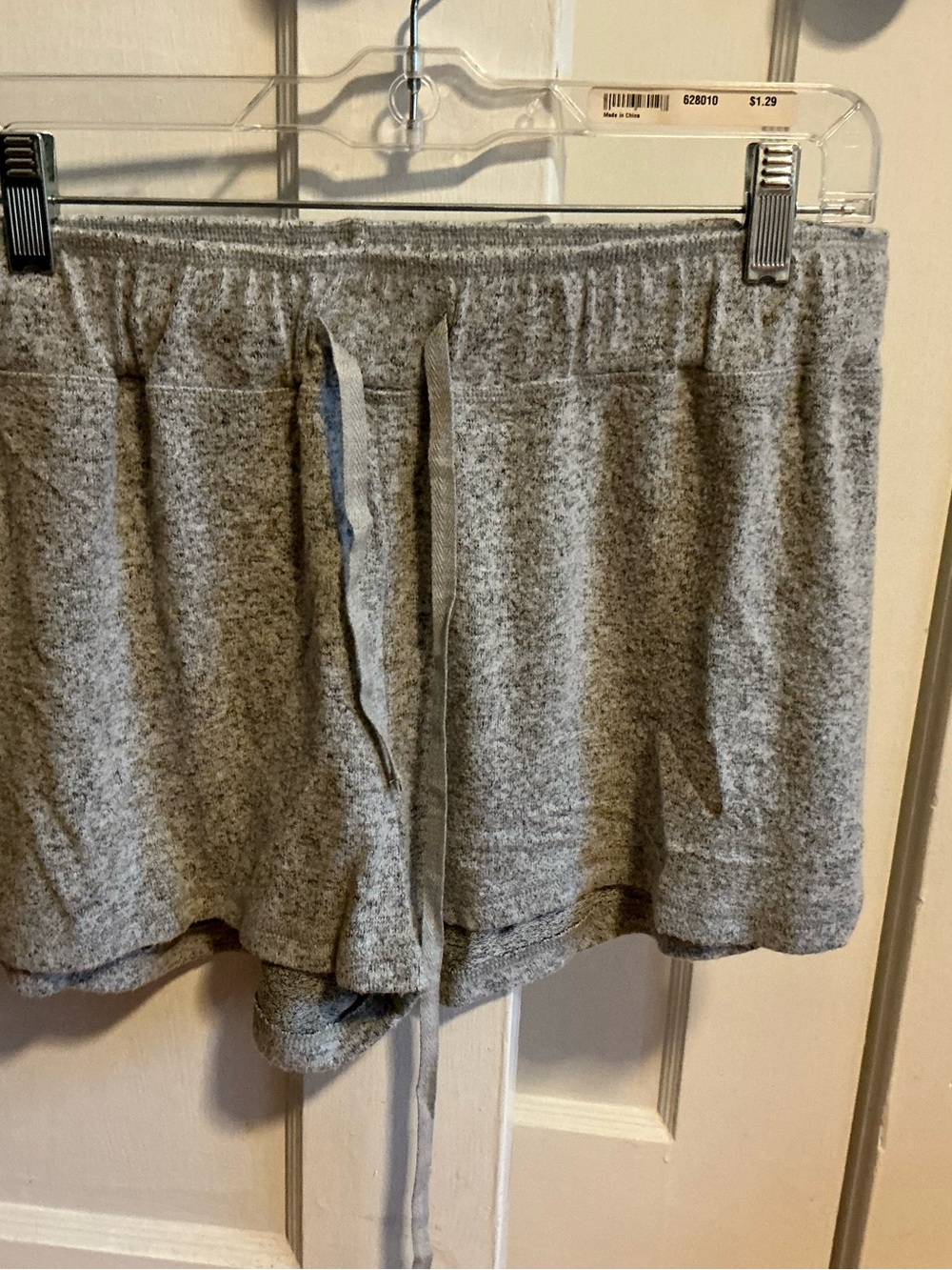 Cozy Gray Women's Knit Lounge Shorts